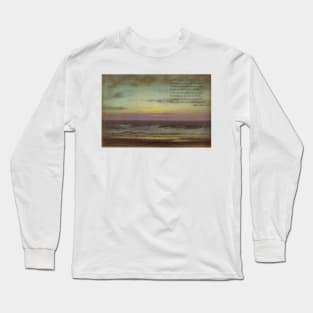 William Butler Yeats, Aedh Wishes for the Cloths of Heaven Long Sleeve T-Shirt